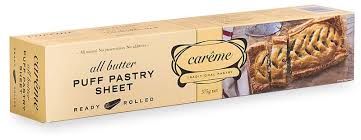 CAREME PASTRY - ALL BUTTER PUFF PASTRY SHEETS