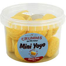 CRUMMS - MINI YOYO GLUTEN FREE 180G