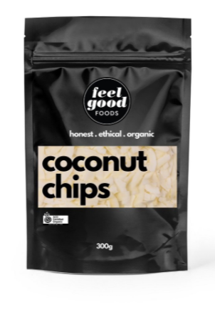 FEEL GOOD FOODS - COCONUT CHIPS 300G