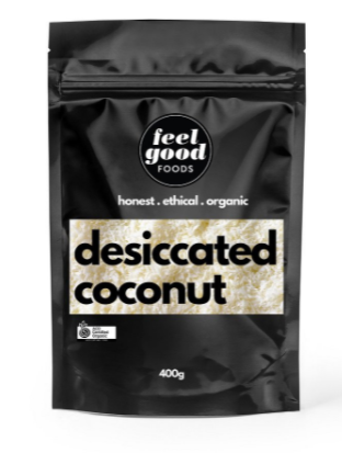 FEEL GOOD FOODS - DESICCATED COCONUT 400G