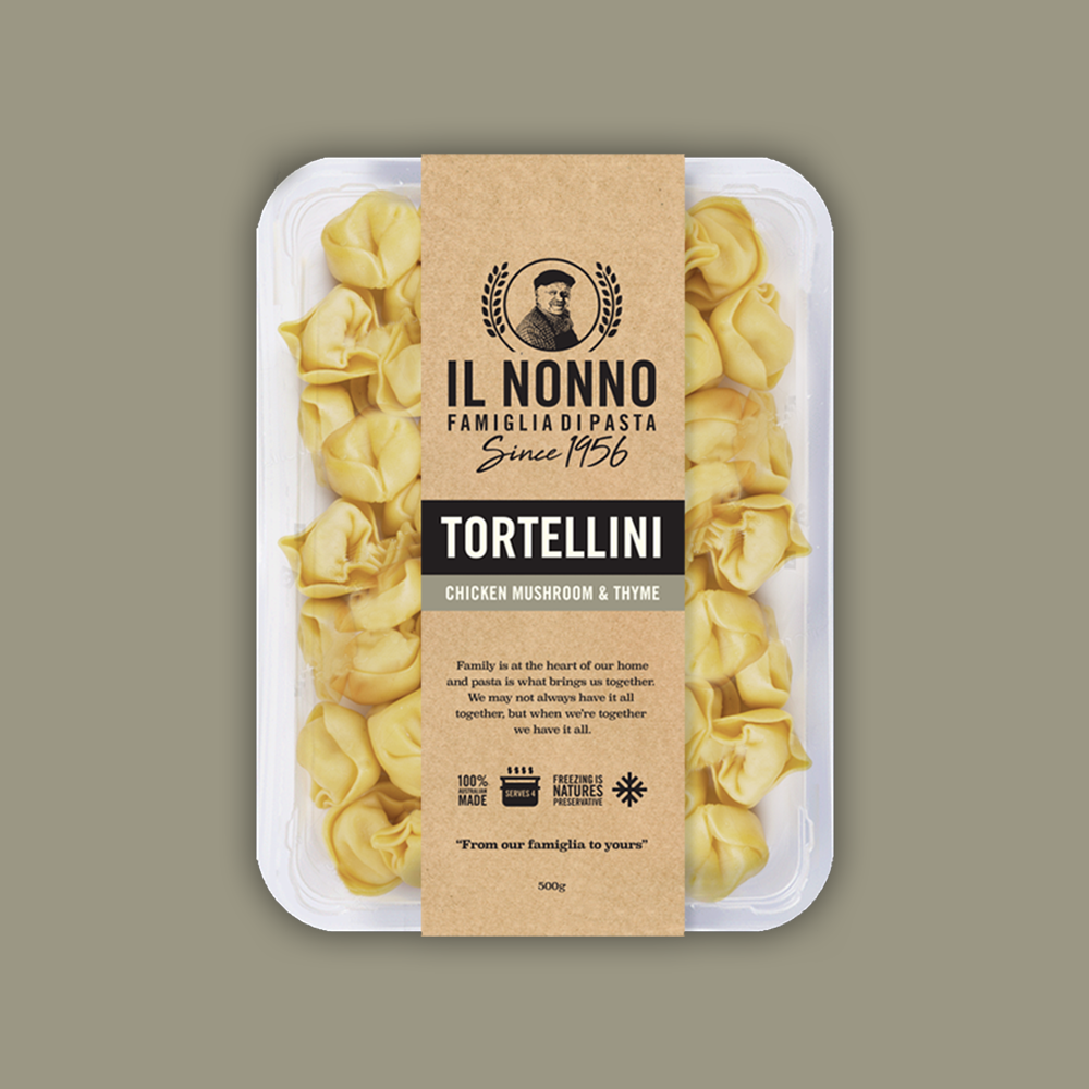 IL NONNO - CHICKEN, MUSHROOM & THYME TORTELLINI 500G