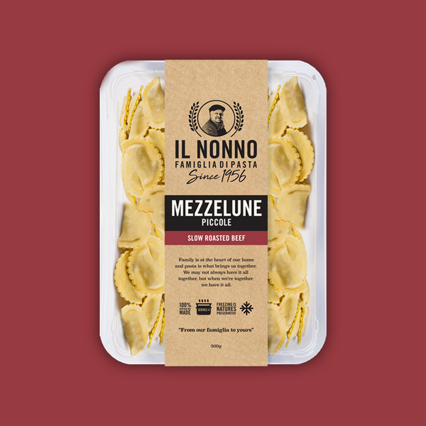 IL NONNO - SLOW ROASTED BEEF MEZZELUNE 500G