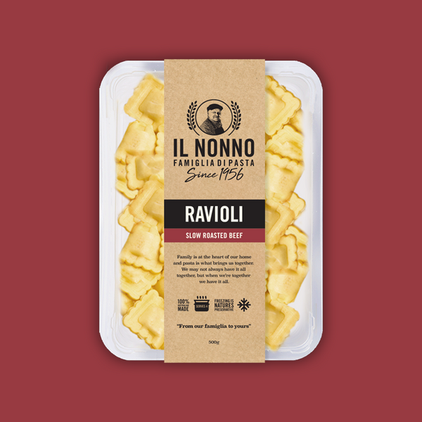 IL NONNO - SLOW ROASTED BEEF RAVIOLI 500G