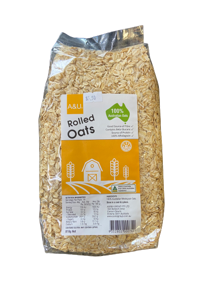 A & U - ROLLED OATS 810g