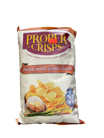 PROPER CRISPS - ONION WITH GREEN CHIVES