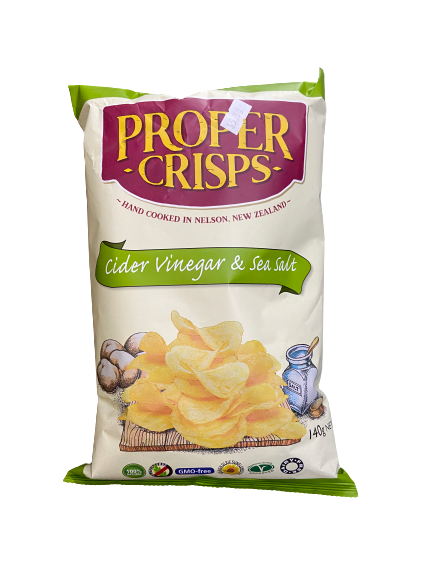 PROPER CRISPS - CIDER VINEGAR & SEA SALT