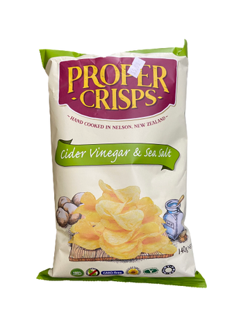 PROPER CRISPS - CIDER VINEGAR & SEA SALT