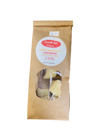 WHITE CHOCOLATE RASPBERRY HONEYCOMB 150G