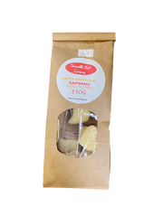 WHITE CHOCOLATE RASPBERRY HONEYCOMB 150G
