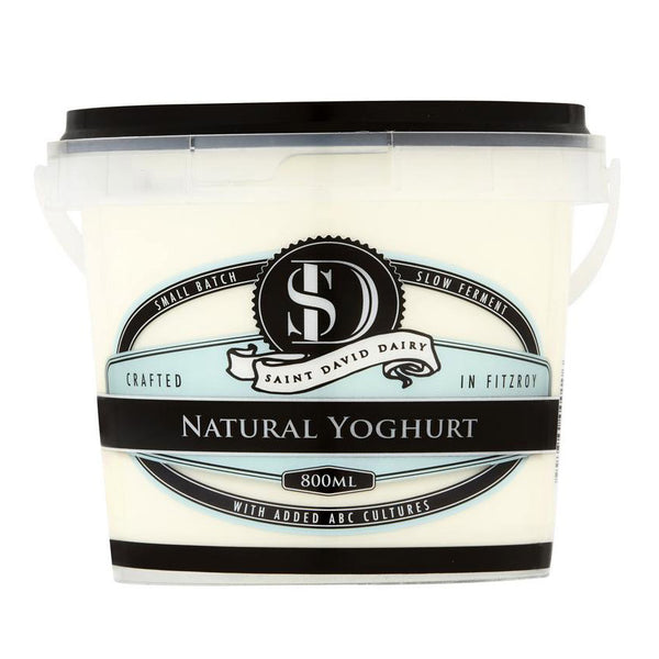 ST DAVID'S DAIRY - NATURAL YOGHURT 800ML