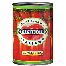 WHOLE PEELED CANNED TOMATOES