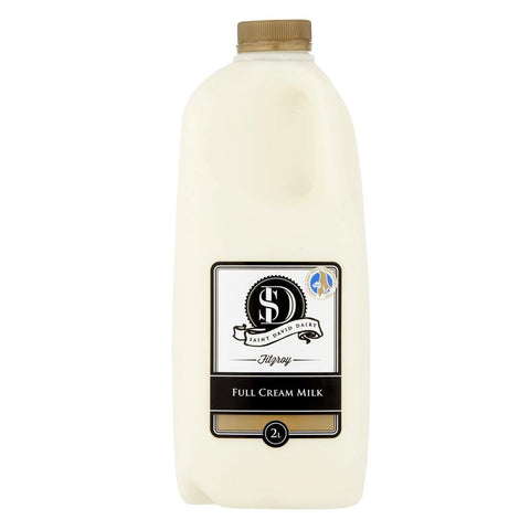 ST DAVID’S DAIRY - FULL CREAM MILK 2L