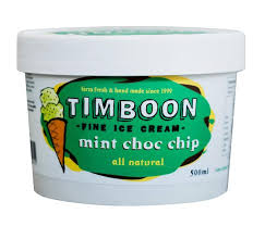 TIMBOON - MINT CHOC CHIP ICE CREAM 500ML
