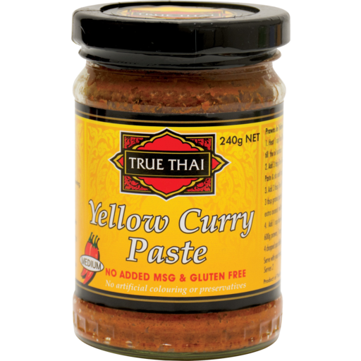 TRUE THAI - YELLOW CURRY PASTE