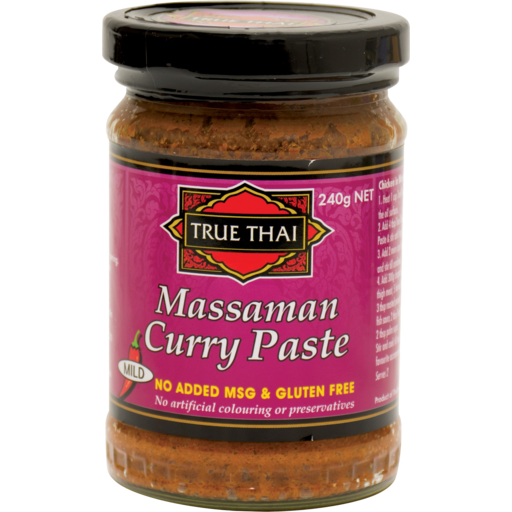 TRUE THAI - MASSAMAN CURRY PASTE