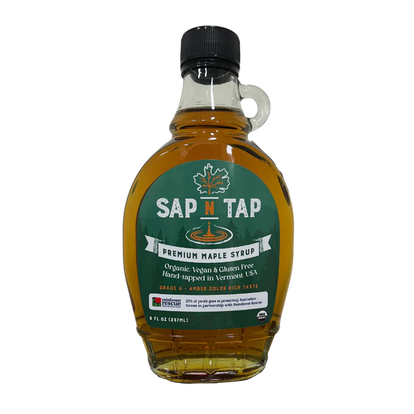 SAP n TAP ORGANIC-VEGAN-GF MAPLE SYRUP (USA)